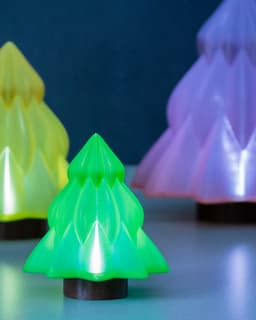 Tea Light Christmas Trees! 3d model