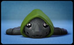 Super Turtle Dr Doom 3d model