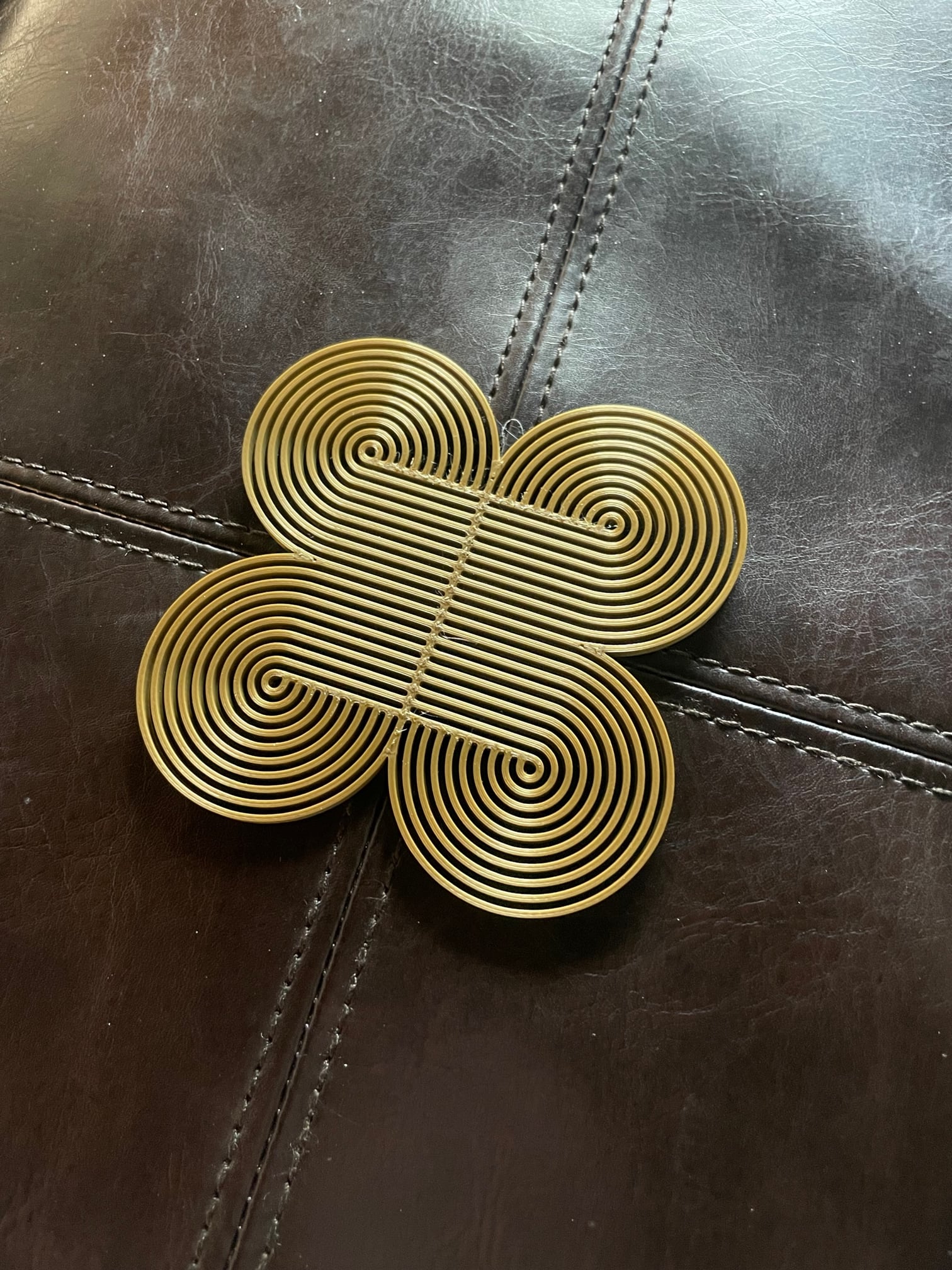 Concentric Circles 2 Retro Coaster 3d model