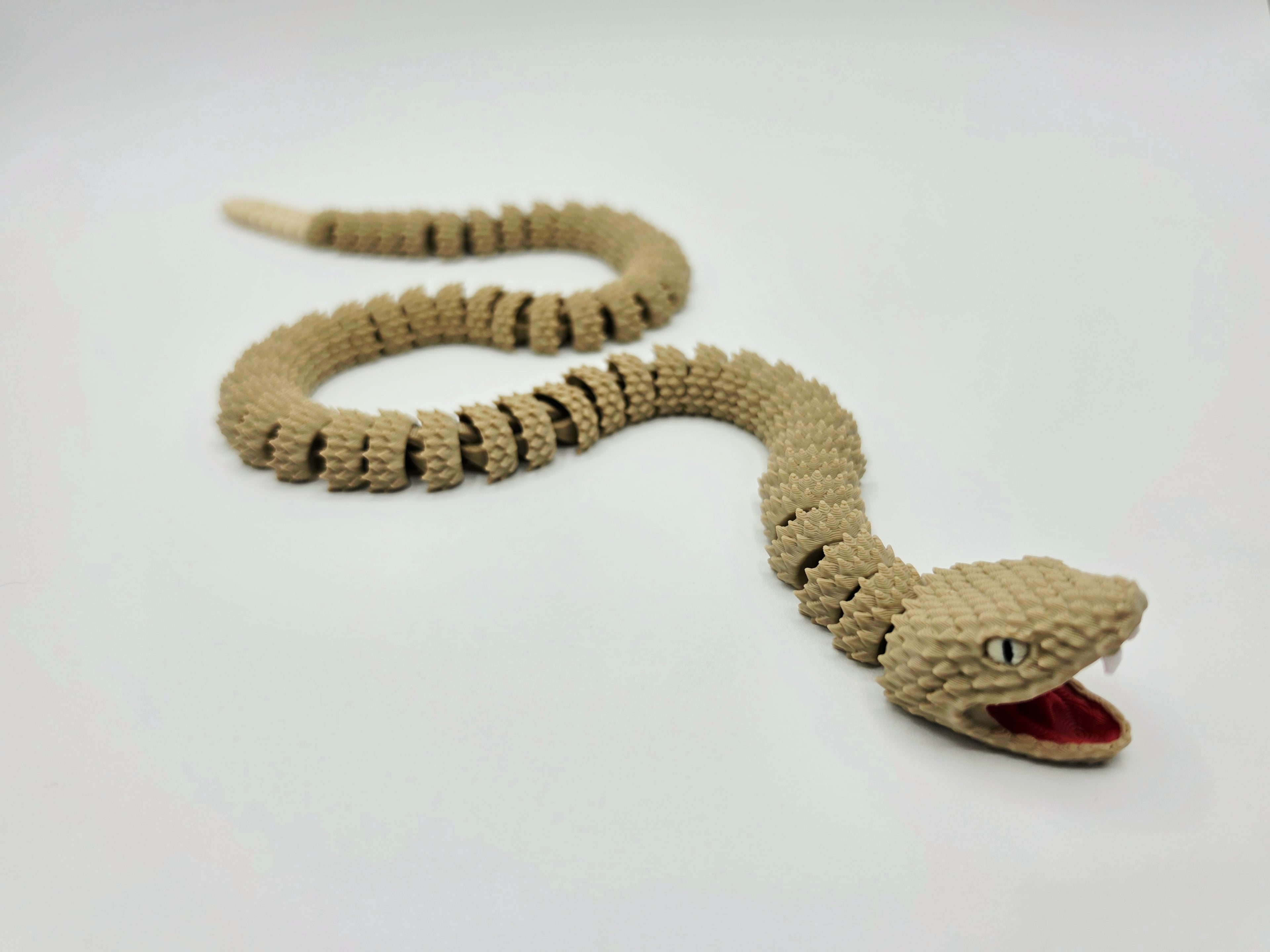 Flexi Sensory Rattlesnakes 3d model