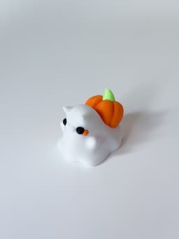 Ghosty Pumpkin Snail 3d model