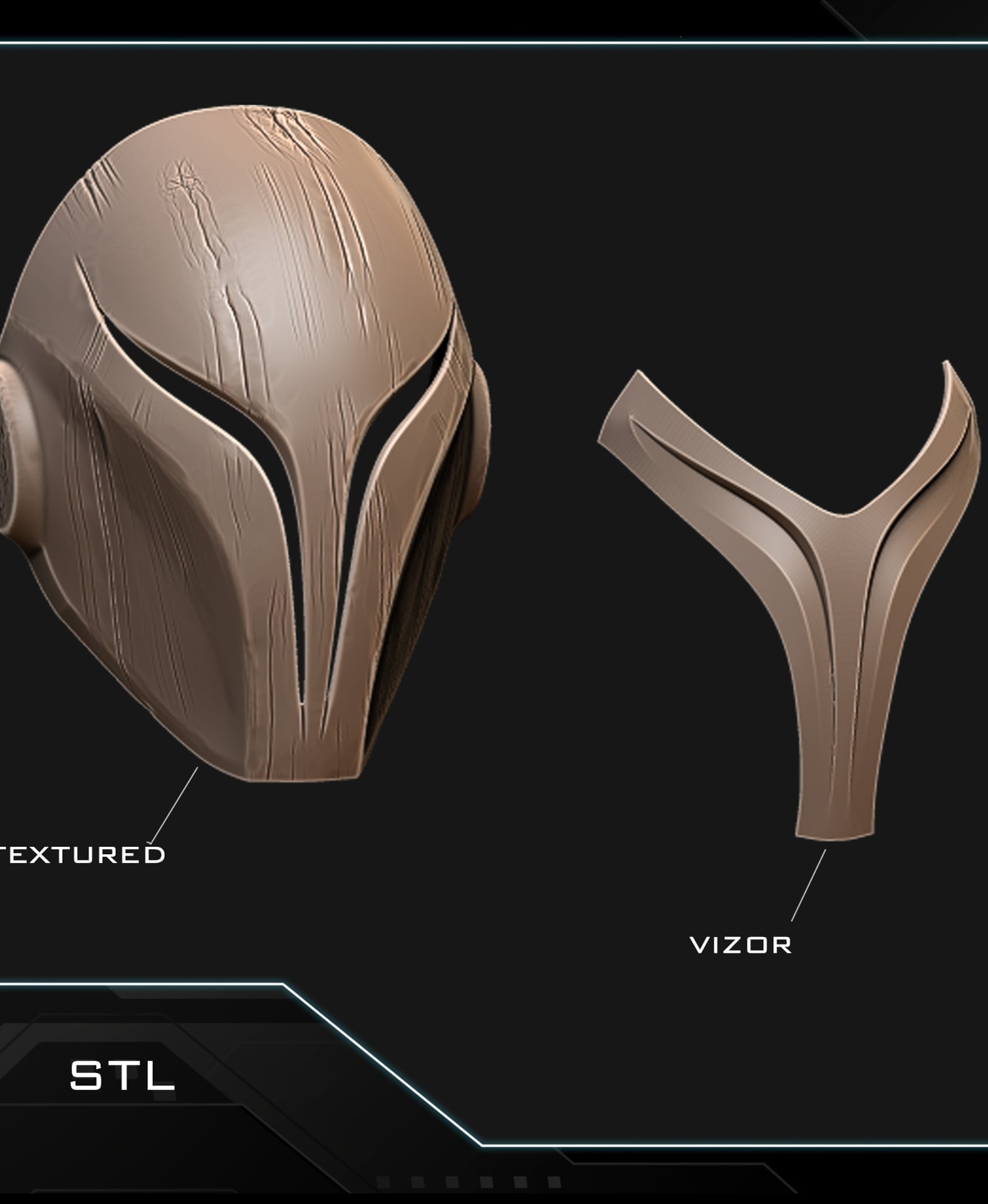 Temple guard mask 3d model