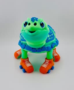 Turtle Roller Skate Flexi 3d model