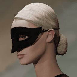 Set of 4 Half Masquerade Masks 3d model