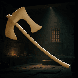 One Handed Battle Axe 3d model