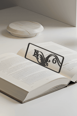 Owl Bookmark, Gift Idea 3d model