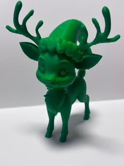 Christmas reindeer figurine 3d model