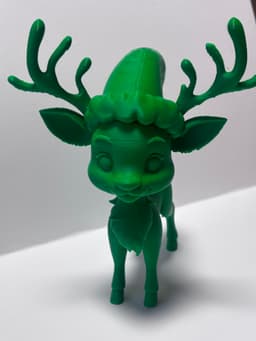 Christmas reindeer figurine 3d model