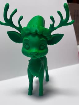 Christmas reindeer figurine 3d model