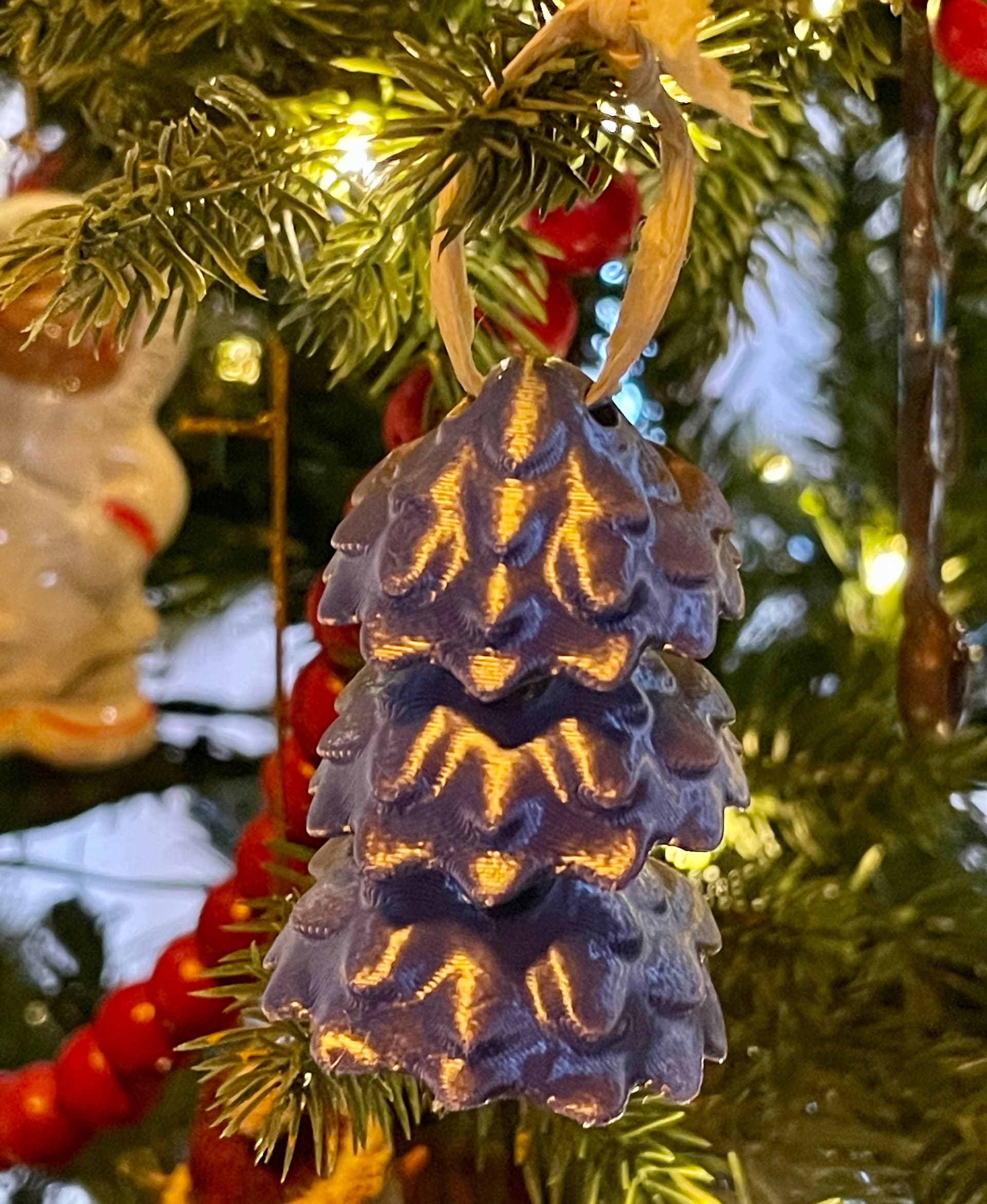 Printed in Eryone Rainbow Forest Silk.