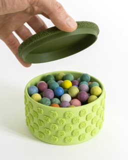 Fuzzy Checkers Planter / Container (120mm) 3d model