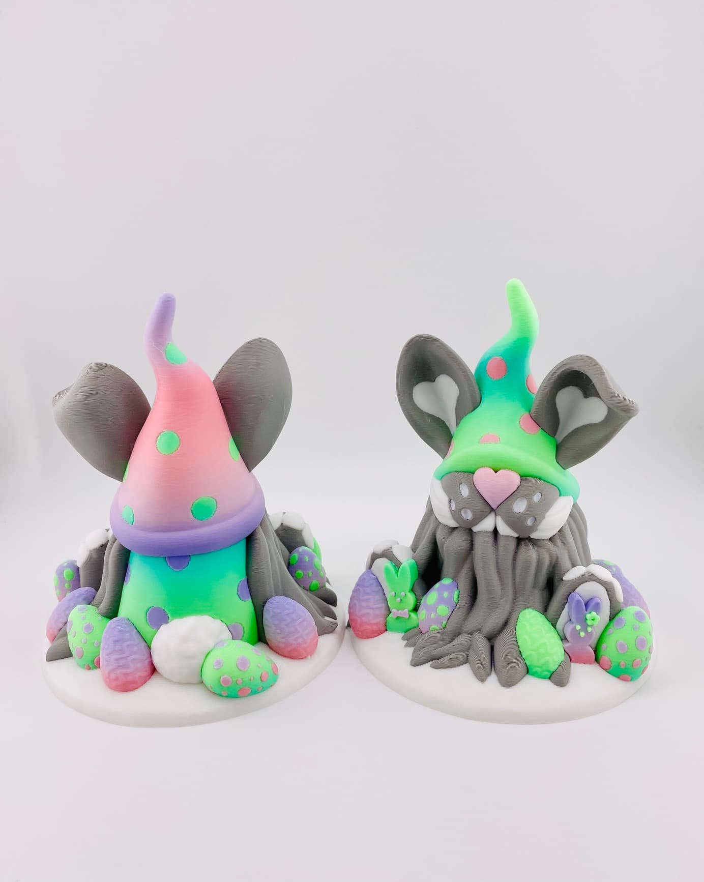 Easter Bunny Gnome with Candy 3d model