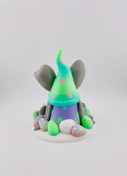 Easter Bunny Gnome with Candy 3d model