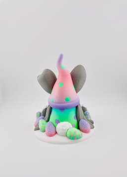 Easter Bunny Gnome with Candy 3d model