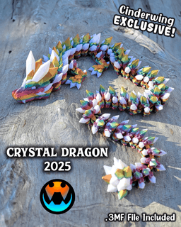 Crystal Dragon 2025 3d model