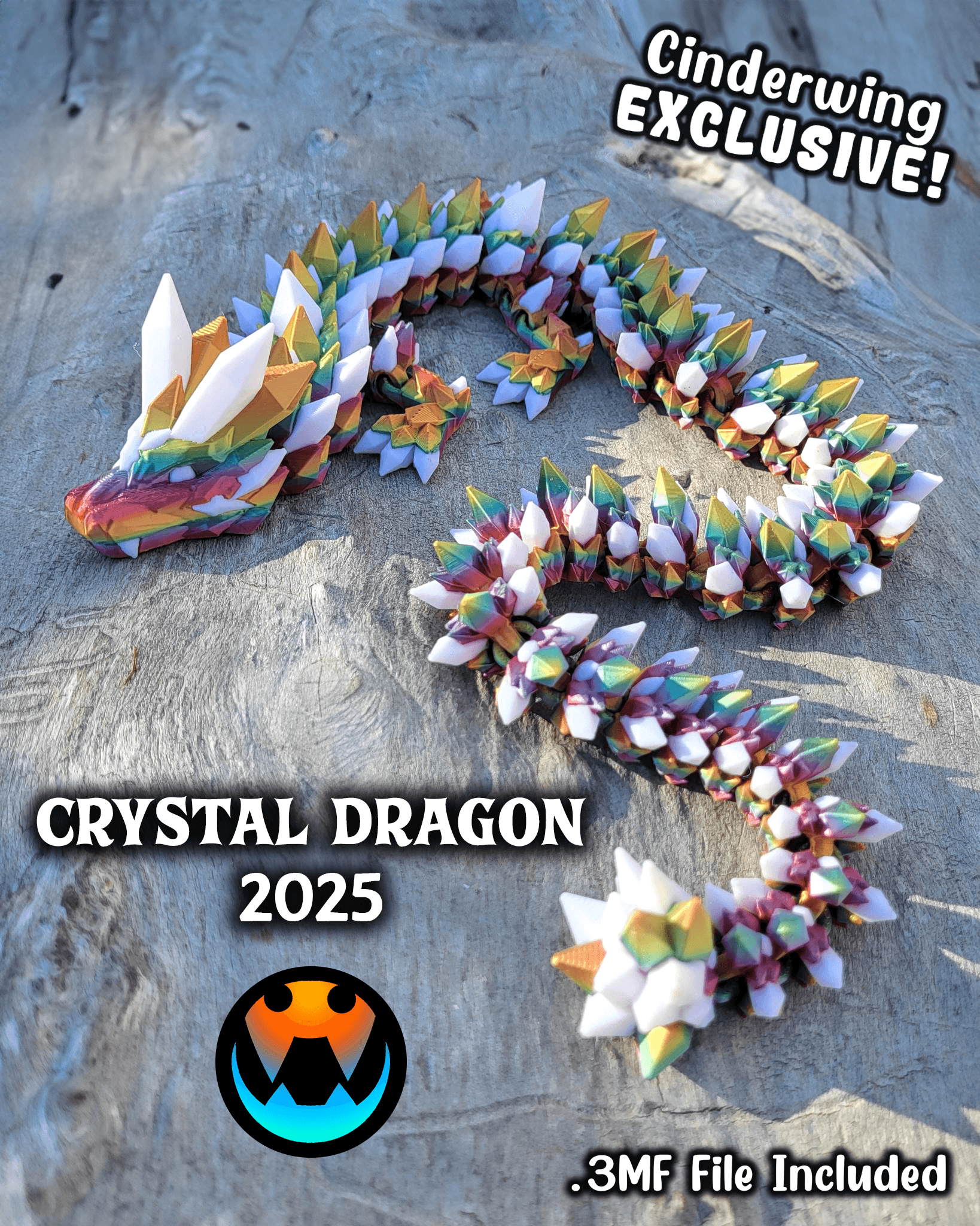Crystal Dragon 2025 3d model