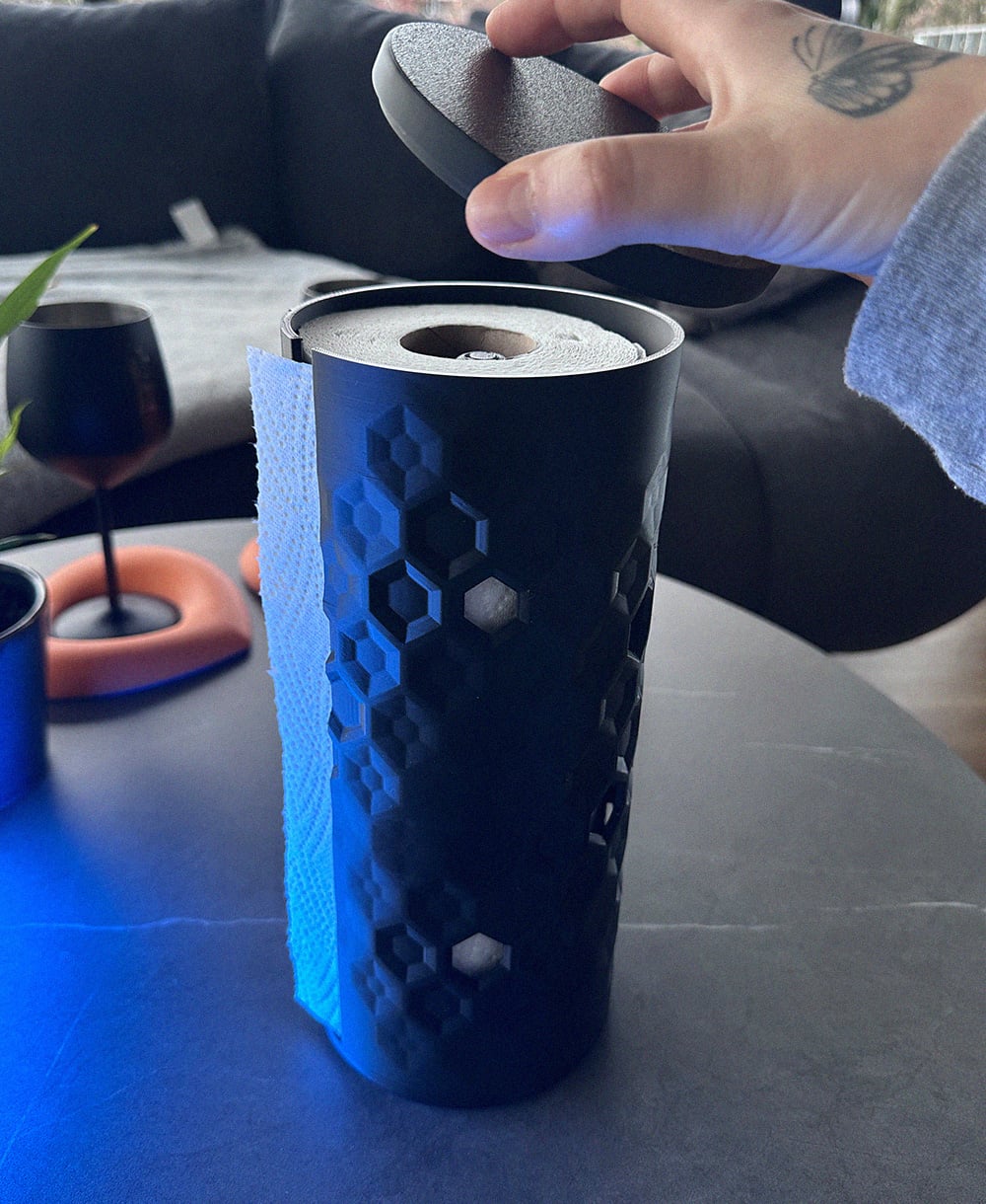 Paper Towel Holder Parametric 3d model