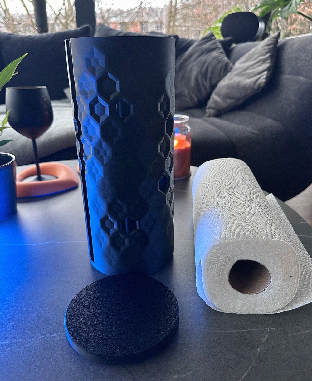 Paper Towel Holder Parametric 3d model
