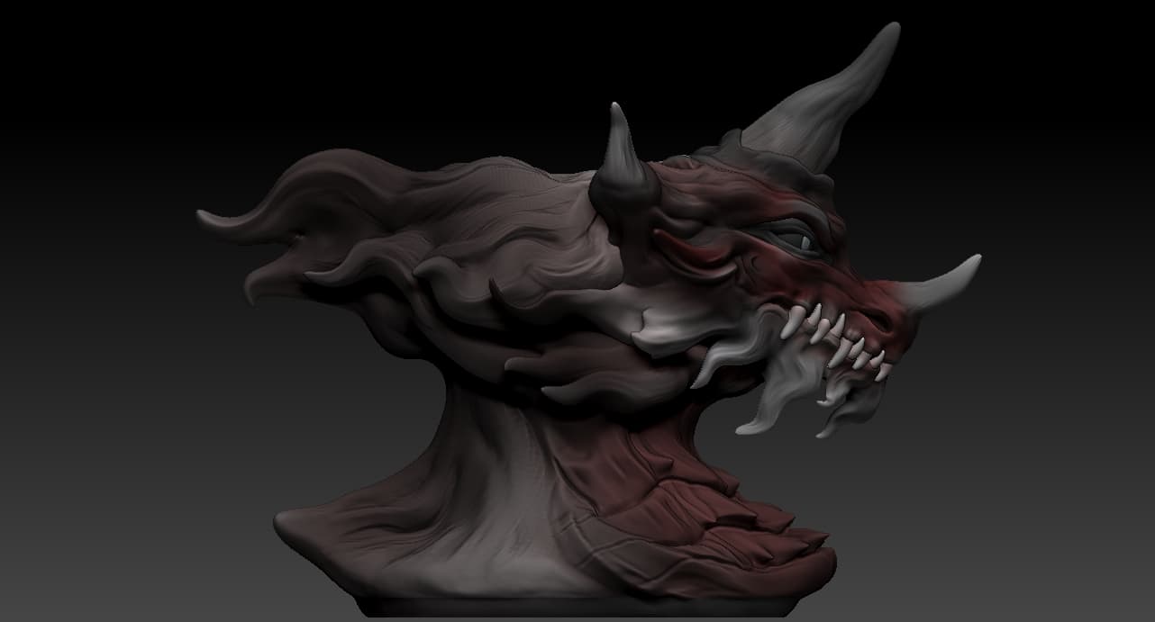 dragon pen seat(龙笔座) 3d model