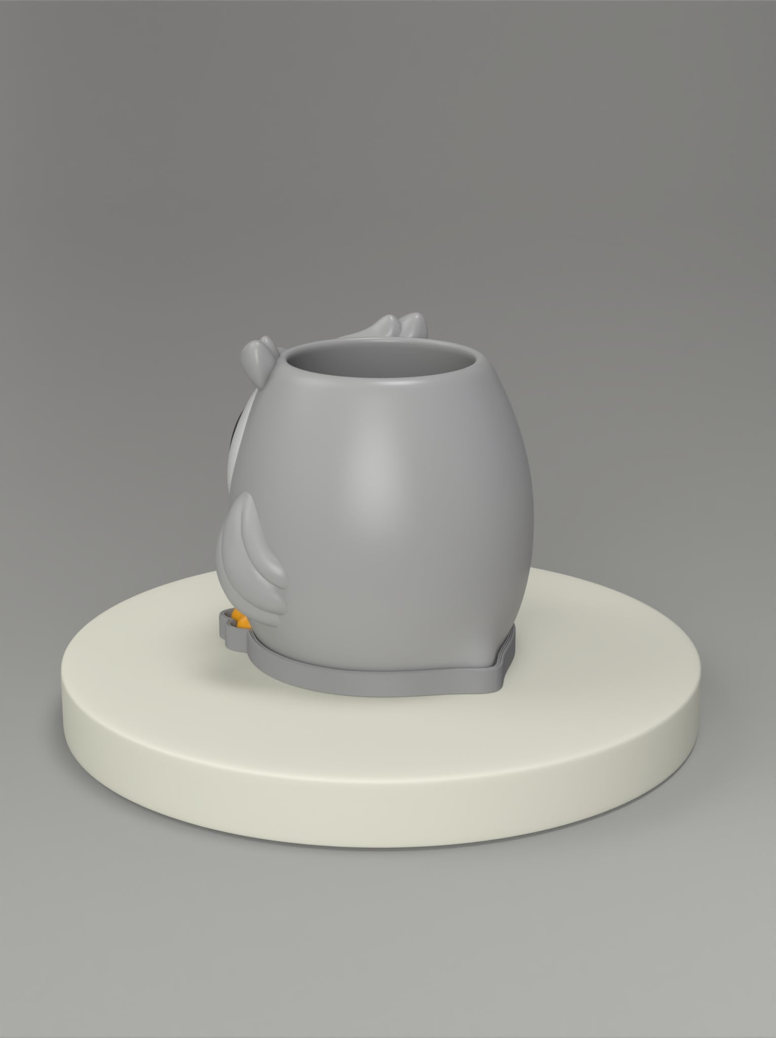 Mini Owl Animal Planter 3d model