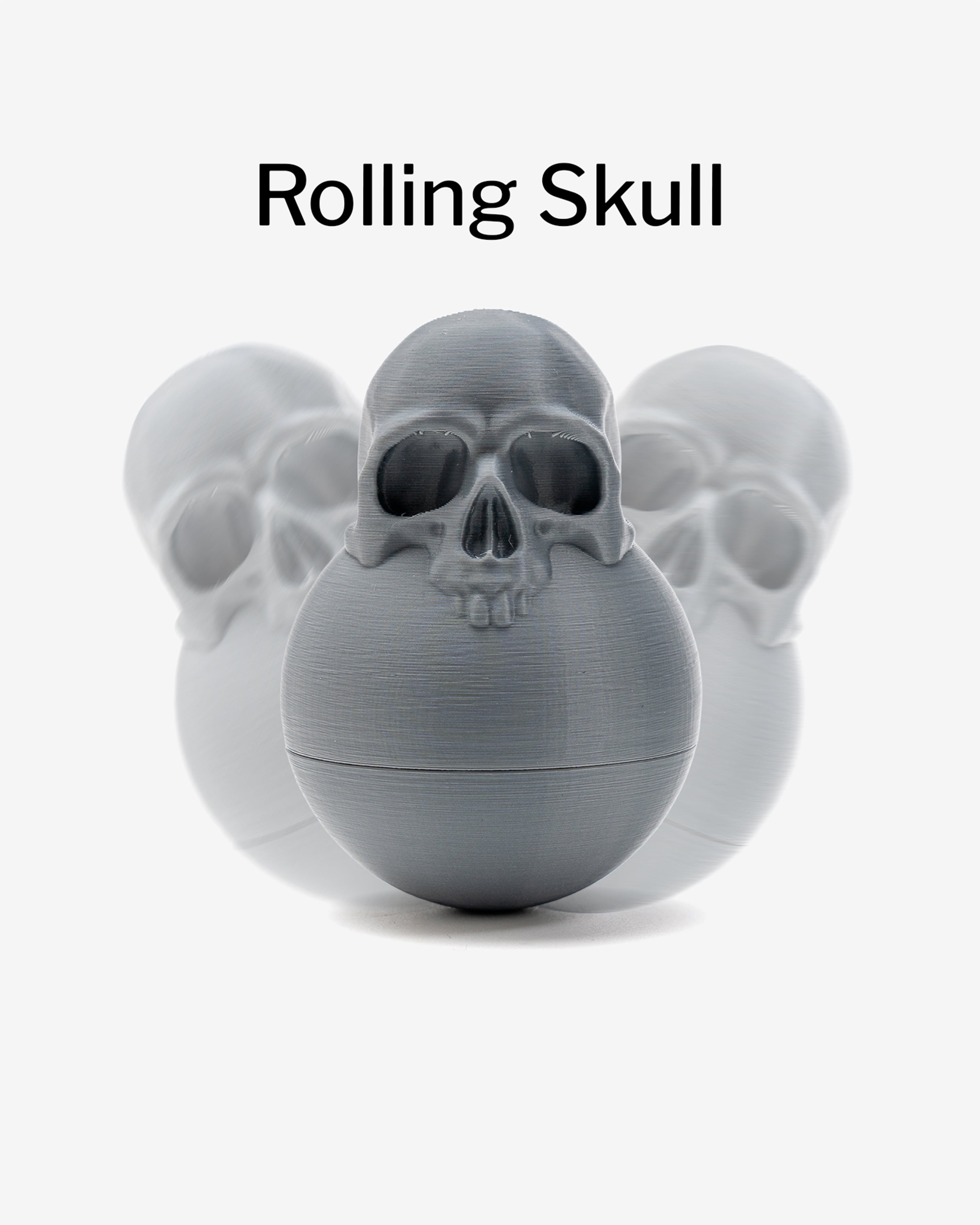 Rolling Skull 3d model