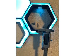 LED Hexagon Panels and Shelfs 3d model