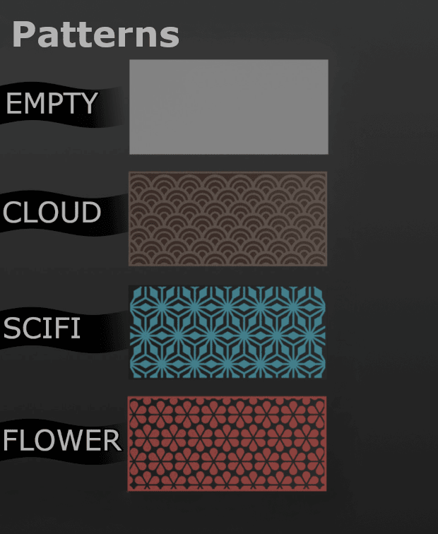 PatternBox - Large box collection 3d model