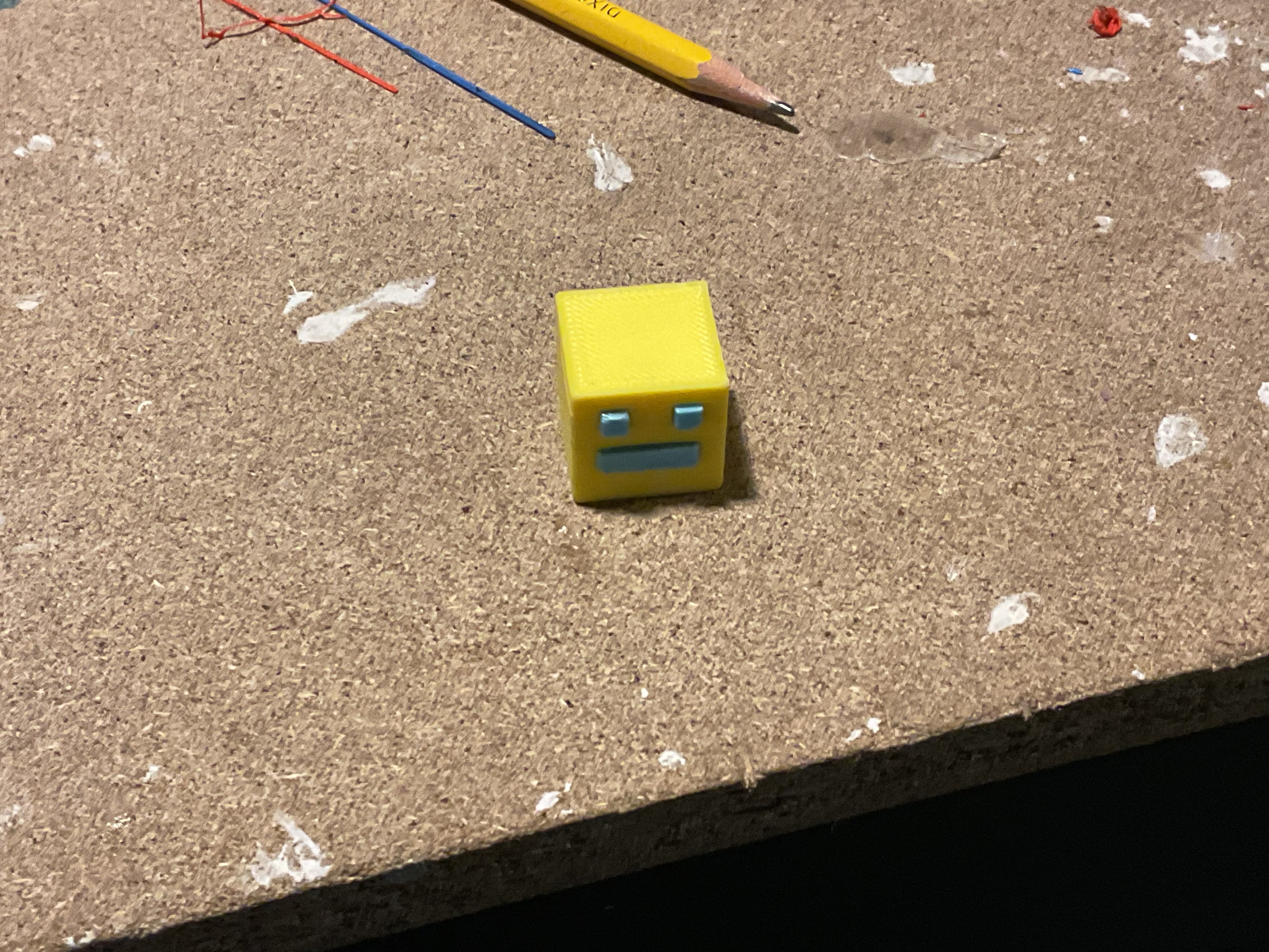 Geometry Dash Cube 3d model