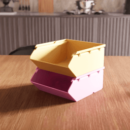 Modular Stacking Storage Bin Parts Organizer 3d model
