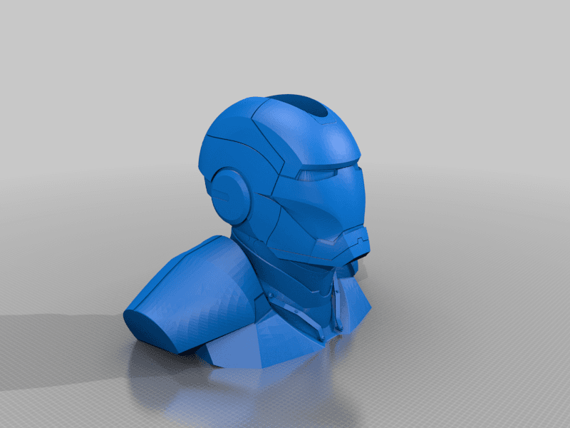 Iron Man Bust Bic Buddy 3d model