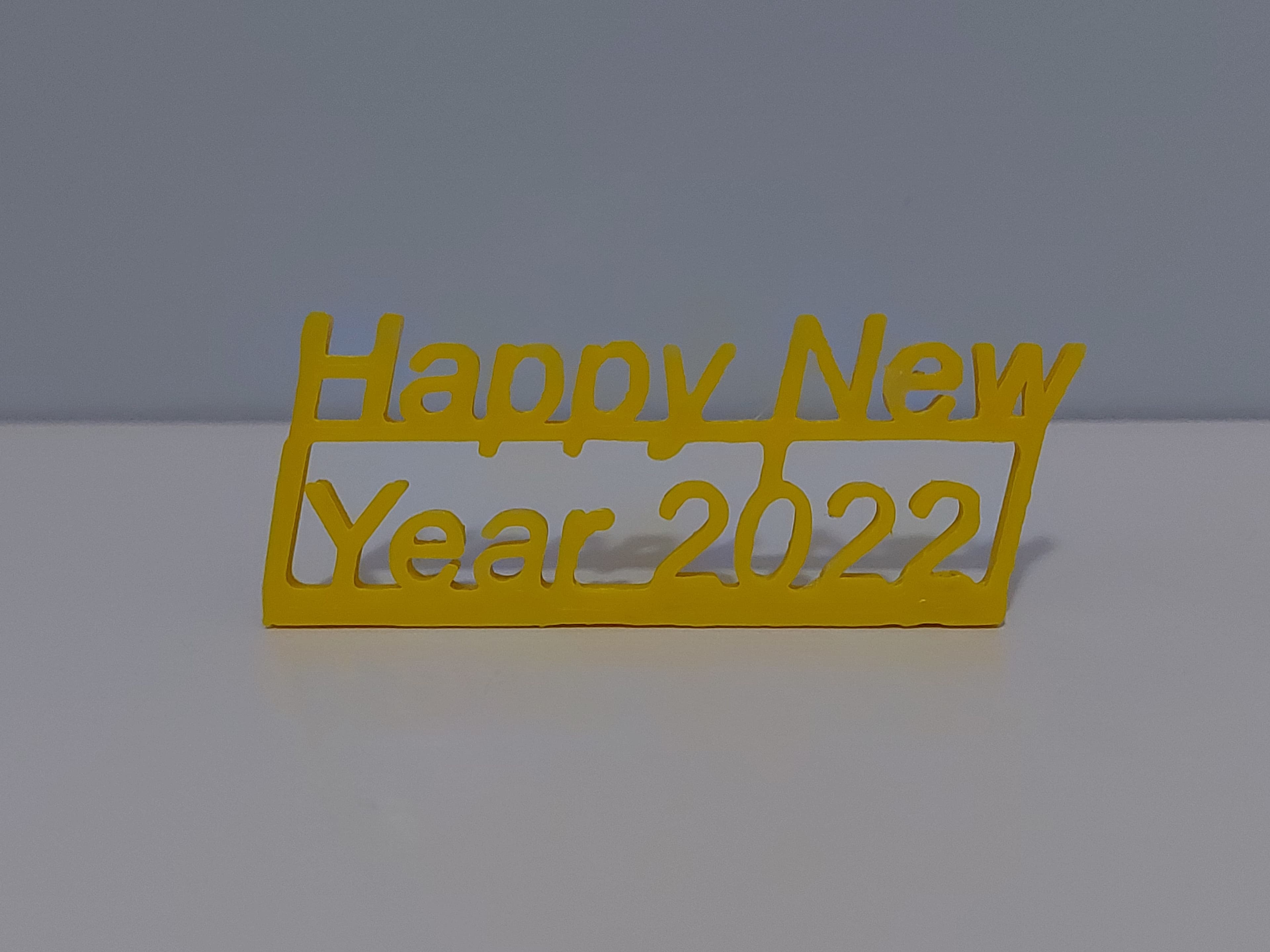 Happy new year 2022 3D PRINT MODEL 3d model