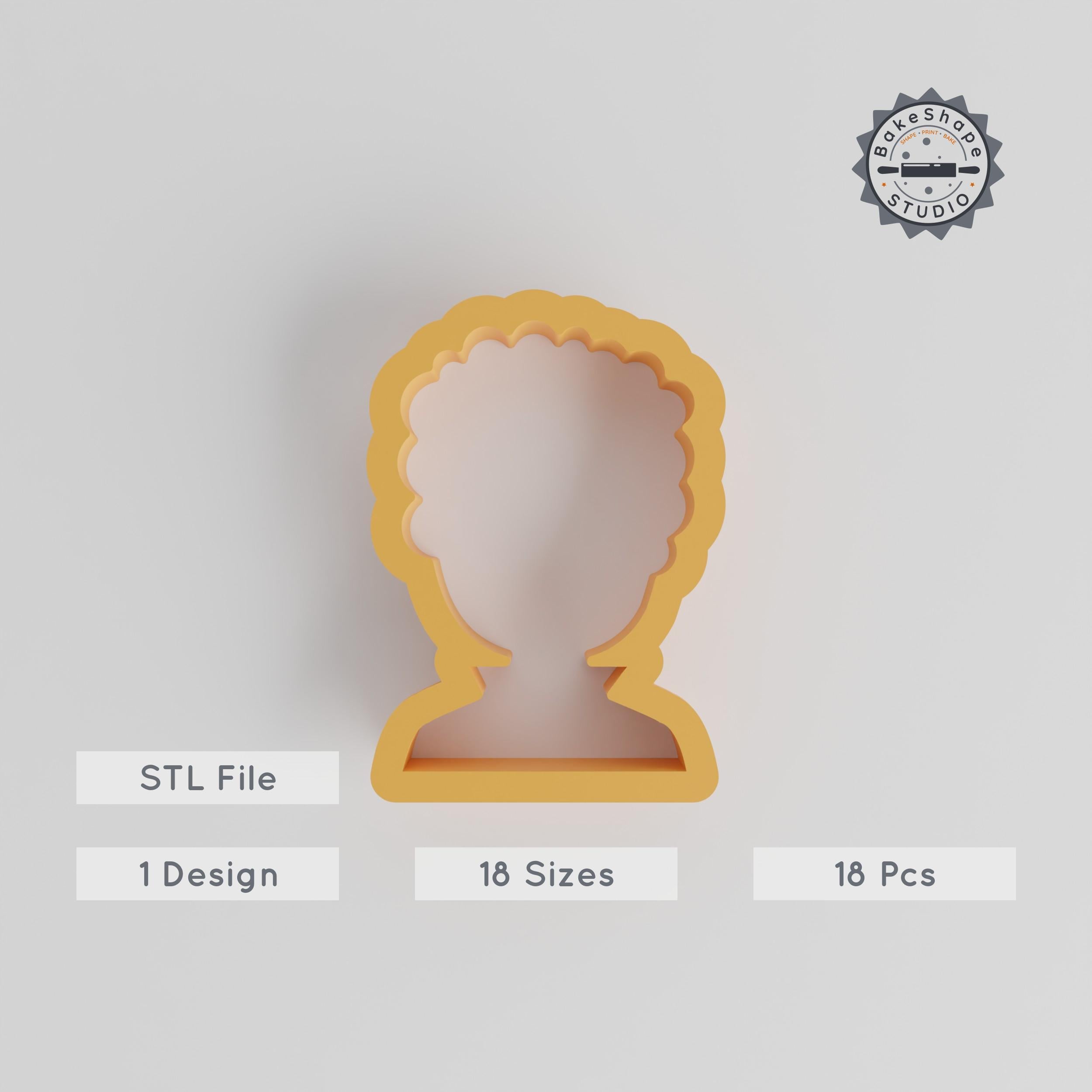 Human Shape Cutter Collection, 18 Sizes, Perfect for Cookies, Fondant & Clay PRODUCT_180 3d model