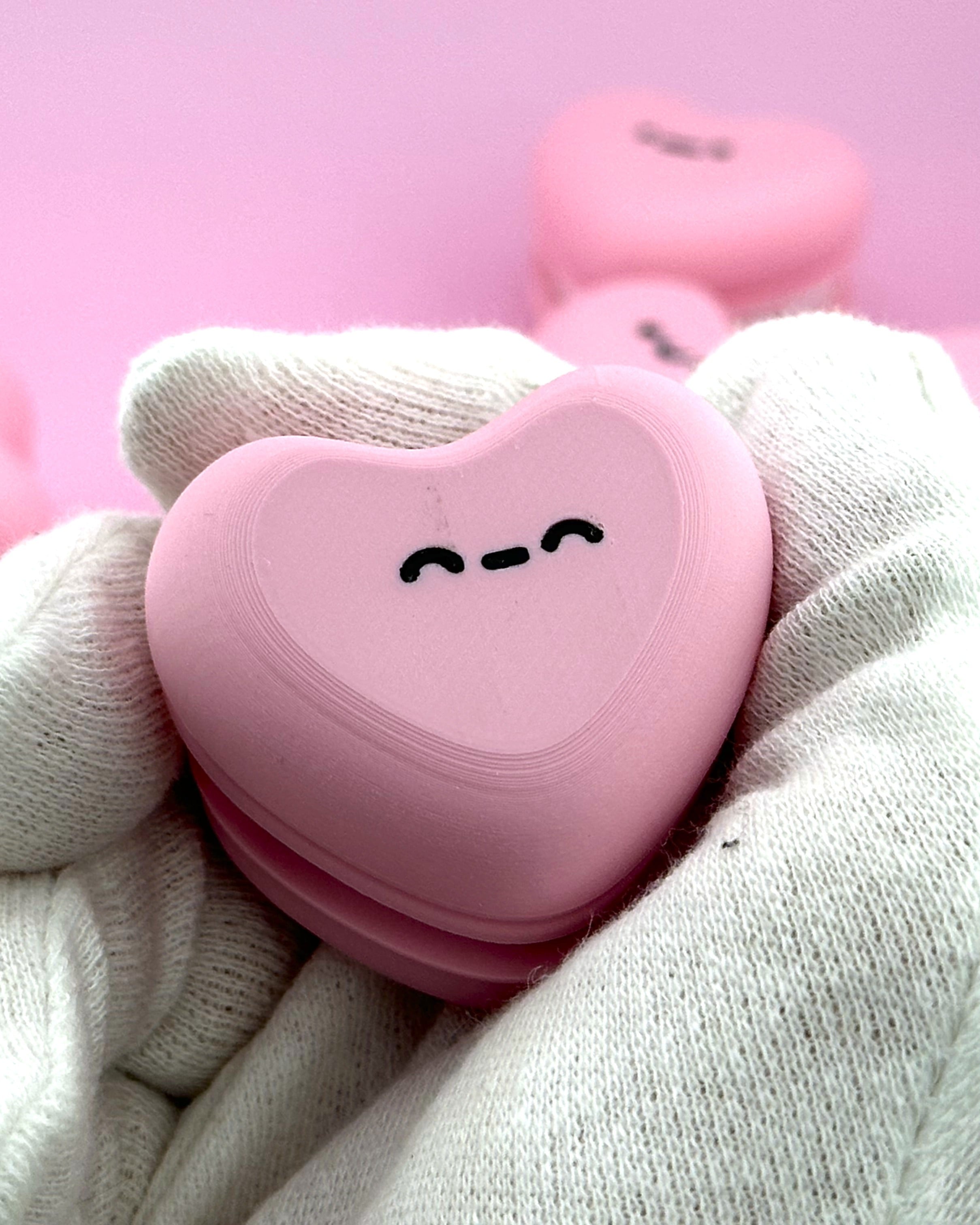 Clicky heart macaron keychain complete edition 3d model