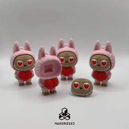Valentine Labubu Clicker 3d model