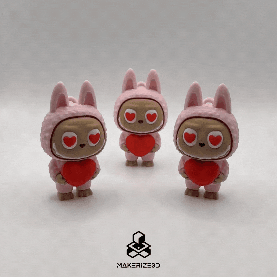 Valentine Labubu Clicker 3d model