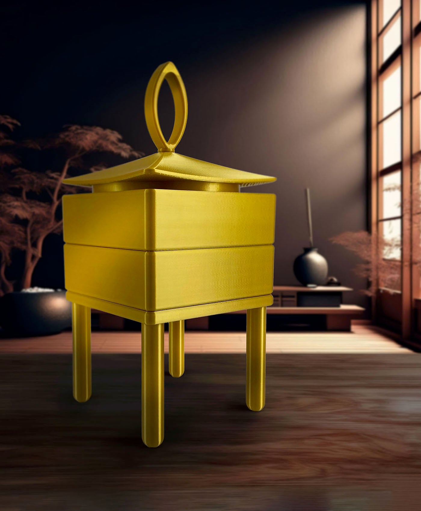 Jewelry Box Tea Box Makeup Organizer Container Bin 3d model