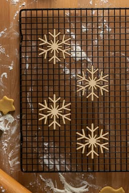 Snowflake Cookie Cutter, Biscuit Cutter 3d model