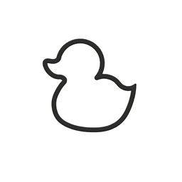 Rubber Ducky Cookie Cutter STL File - 4 inches 3d model
