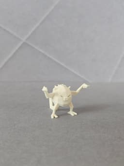 Mankey Low Poly Pokemon 3d model