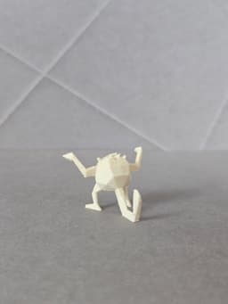 Mankey Low Poly Pokemon 3d model