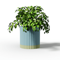 PETAL Collection - Planter Set 3d model