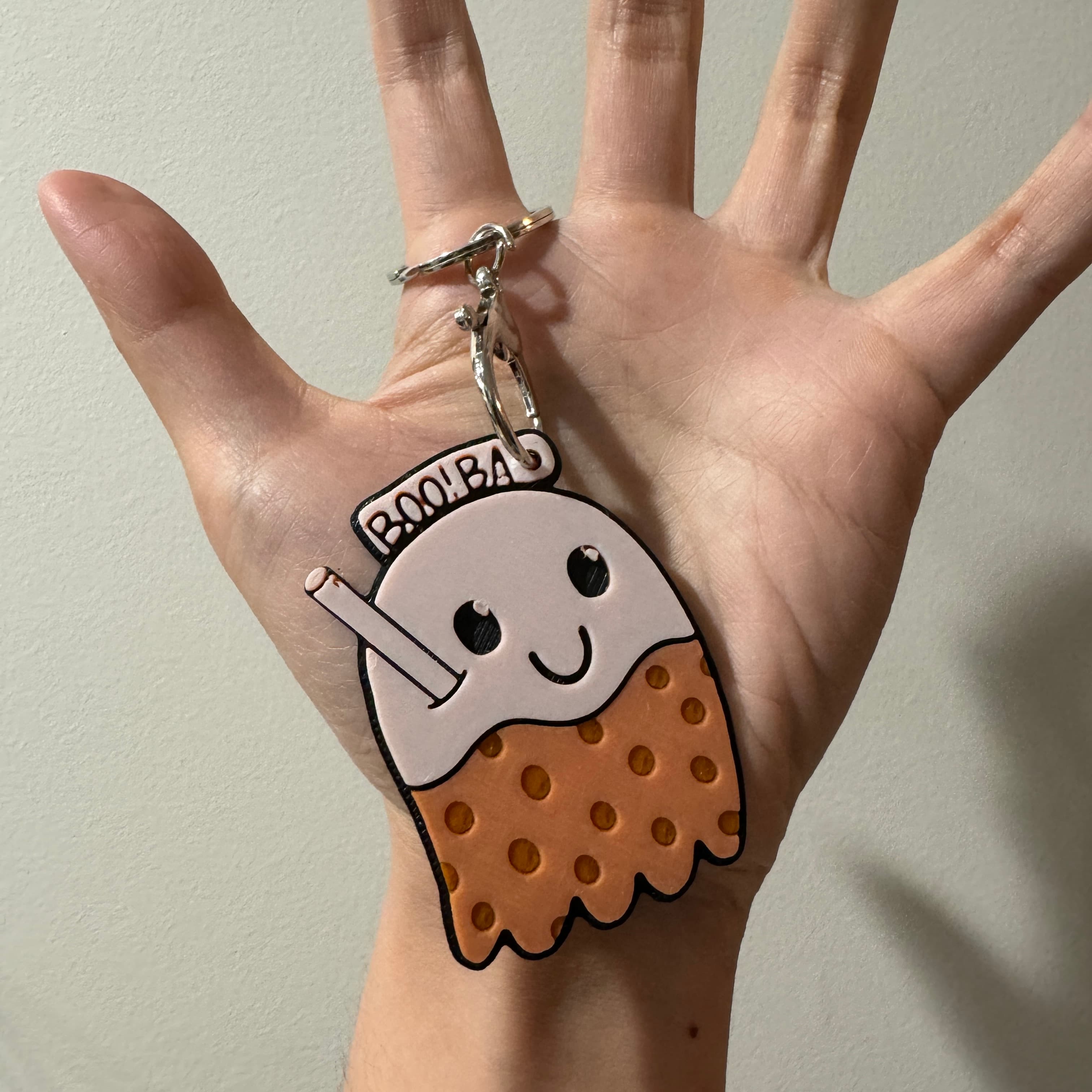 Boo!ba Tea Keychain 3d model
