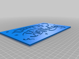Interchangeable Sign Light Box (Halloween, Party, Poker, etc.) 3d model