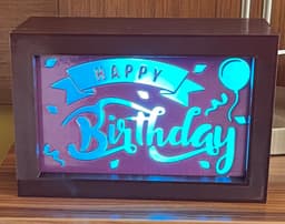 Interchangeable Sign Light Box (Halloween, Party, Poker, etc.) 3d model