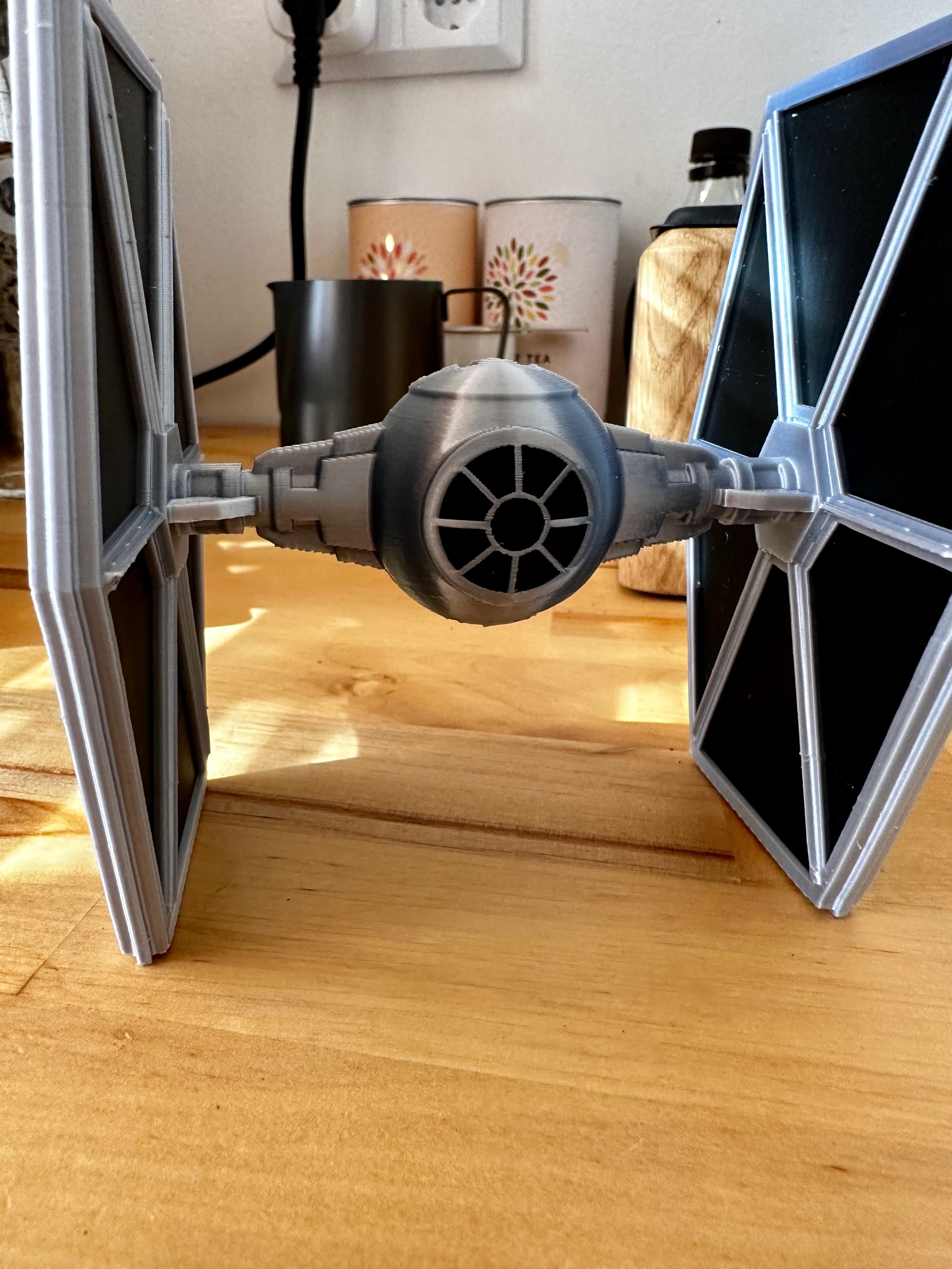 Printed on a P1P, PolyLite Black & PolyLite Silk Silver, turned out great!
