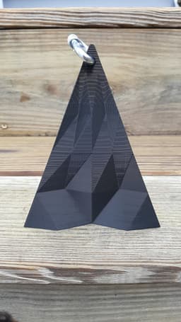 Delta Low Poly with Hole 3d model