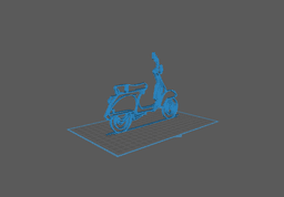 Vespa - Wall Art 3d model