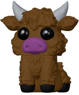 Highland Cow Clicky Fidget AND Bobblehead Models 3d model