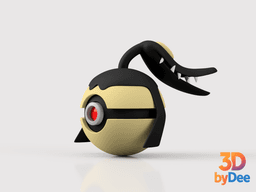 Mawile Poke Ball 3d model