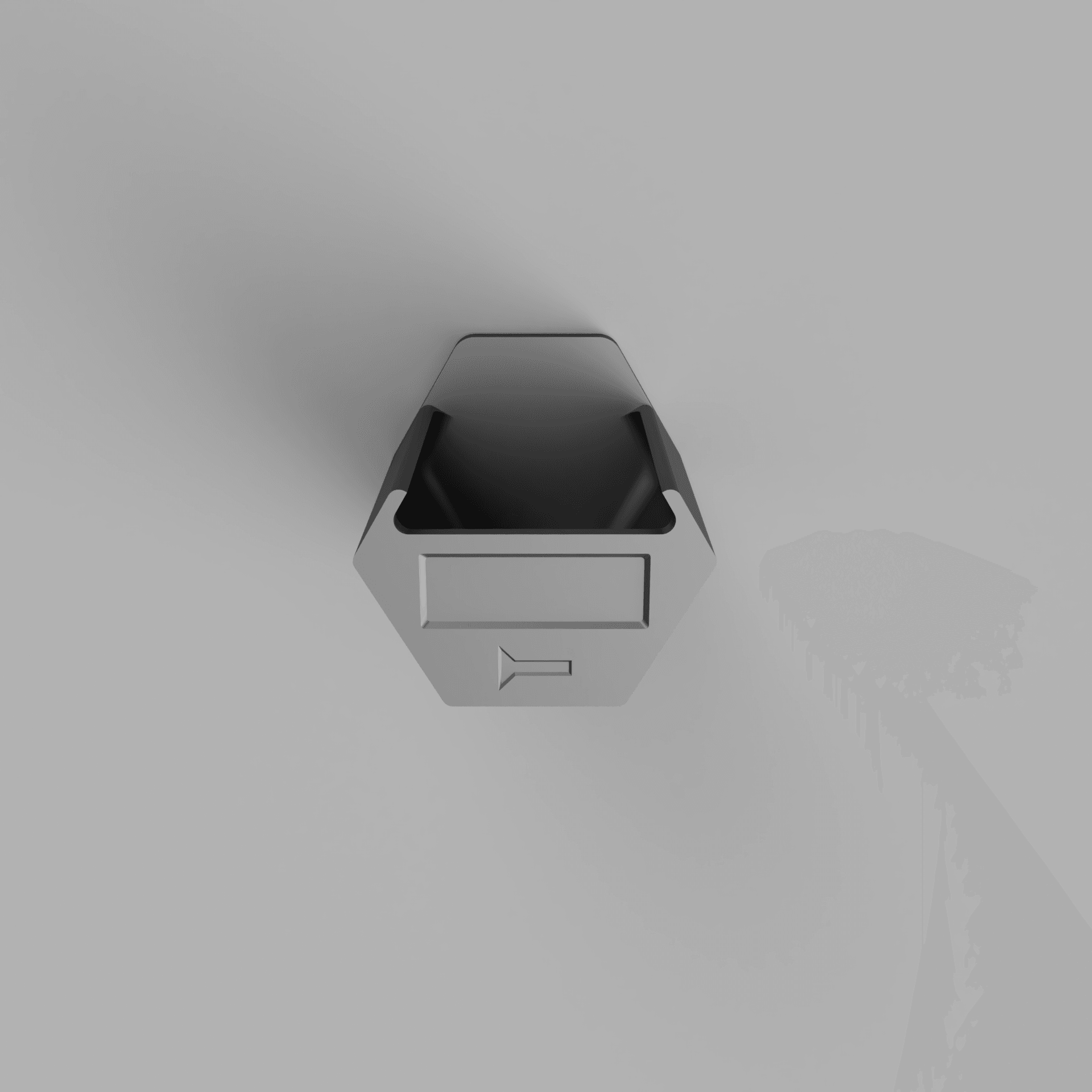FrogStorage Bestagon - Screws Countersunk Single Compartment 60mm.stl 3d model